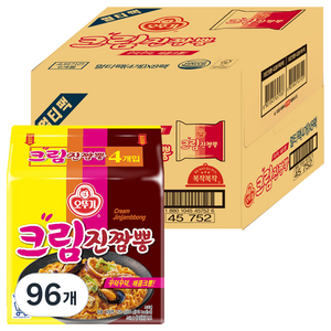 오뚜기 크림진짬뽕 130g, 96개