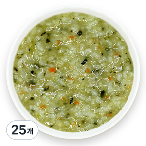 짱죽 실온이유식 9개월부터 중기 죽2, 모듬야채죽, 160g, 25개