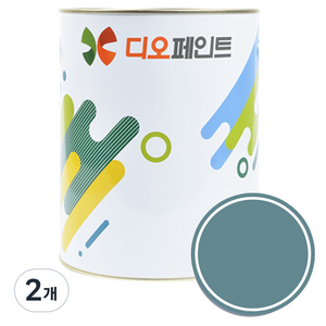 디오페인트 세라믹플러스 결로 곰팡이 방지용 페인트, 2개, 1L, 뉴트럴 55 프로방스블루