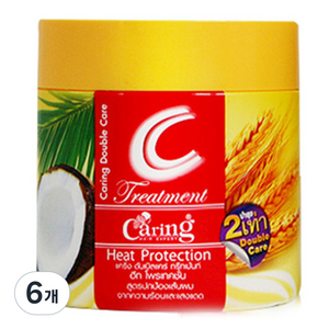케어링 코코넛 밀 헤어 트리트먼트, 250ml, 6개