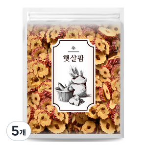 햇살팜 대추슬라이스칩, 300g, 5개