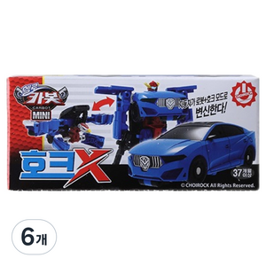 헬로카봇 미니 호크 X, 6개, 혼합색상
