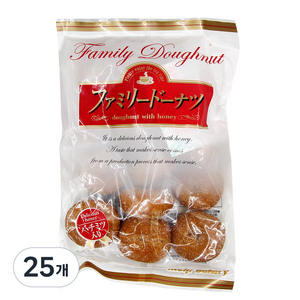 메이지 패밀리 도넛, 130g, 25개