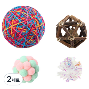 로위드 고양이 애착볼 4종 세트, 2세트, 랜덤 발송