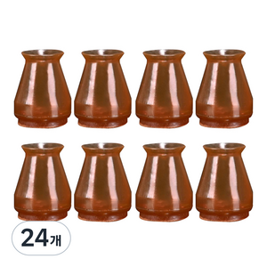 잘츠 미끄럼방지 실리콘 의자 발 커버 중형 2.5 x 2.5 x 3.2 cm 8p, 브라운, 24개