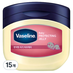 바세린 베이비 프로텍팅 젤리, 100ml, 15개