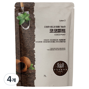 루땅 다용도 코코피트, 4개, 7L