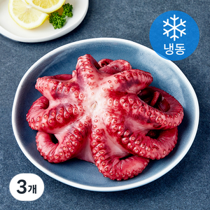 비비수산 자숙 문어 한마리 (냉동), 3개, 500g