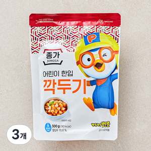 종가집 어린이 한입 깍두기, 300g, 3개