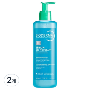 바이오더마 세비엄 젤 무쌍, 400ml, 2개