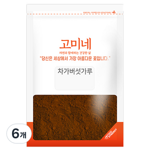 고미네 차가버섯분말, 200g, 6개