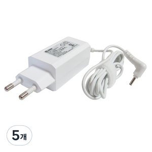 호노토 LG 그램 호환 충전기 19V 2.1A 연결잭 직경 3.0X1.1mm EAY63128601 EAY63848601 EAY63848602, ADS-40MSG-19 19040GPK, 5개