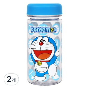 아이조움 도라에몽 데일리 물통, 혼합색상, 350ml, 2개