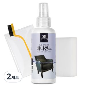 슬로웨이 레더센스 인조 가죽클리너 세트, 2세트, 150ml