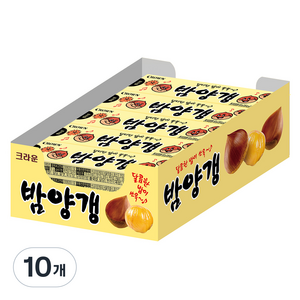 크라운 밤양갱, 1kg, 10개