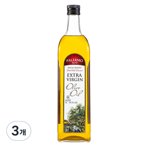 팔레르모 엑스트라버진 올리브오일, 1L, 3개