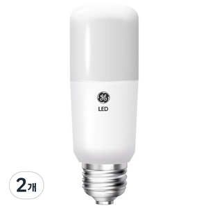 제너럴일렉트릭 GE LED 브라이트 스틱 전구 11W, 전구색, 2개