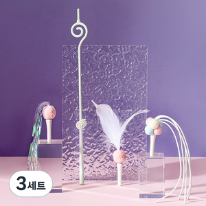 틸릿 멀티 3in1 낚시봉 세트 천사, 그린, 3세트