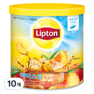 립톤 아이스티 믹스 복숭아맛, 1.2kg, 1개입, 10개