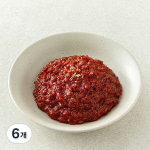 명심정 토하젓갈, 200g, 6개