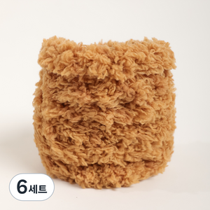 코히모 모루 인형 철사 공예 만들기 DIY 세트 3W159, 브라운, 6세트