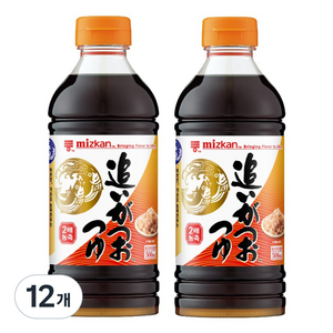 미즈칸 농축 쯔유, 500ml, 12개