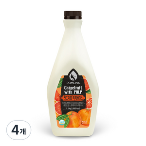 포모나 레드자몽 톡톡베이스, 1.2kg, 4개