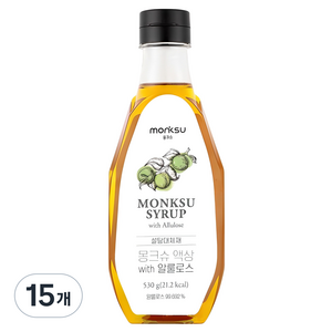 몽크슈 액상 with 알룰로스, 530g, 15개