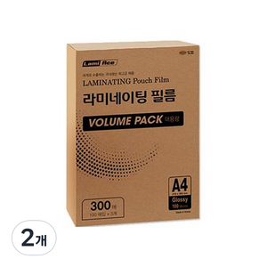 라미에이스 대용량 VOLUME PACK 코팅필름 0.1mm, A4, 600개