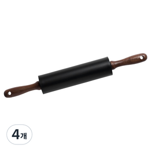 트루쿡 월넛 실리콘 조리도구 롤링핀, 4개