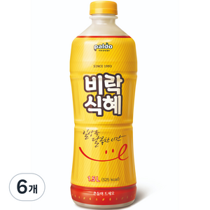 팔도 비락 식혜, 1.5L, 6개