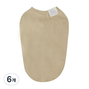퍼피엔젤 반려견용 MAC 데일리 민소매 티셔츠, 89(Beige), 6개