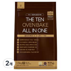 더텐오븐베이크 시니어 강아지 올인원 알러지케어 건식사료, 곤충, 1.5kg, 2개