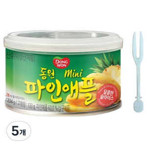 동원 미니파인애플, 234g, 5개