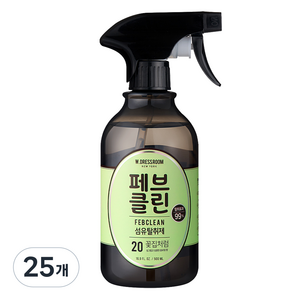 페브클린 더블유드레스룸 20번 플라워샵 섬유탈취제 본품, 500ml, 25개