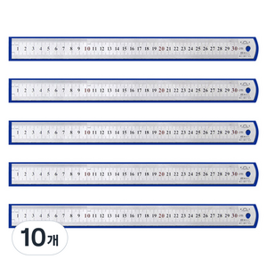 마켓플랜 스틸 직자 30cm, 혼합색상, 10개