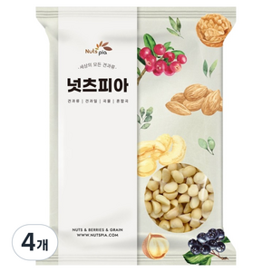 넛츠피아 마카다미아 반태, 1kg, 4개