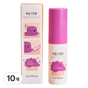 폴레드 바를 유아용 수딩 스틱밤, 9g, 10개