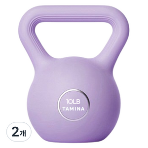 타미나스포츠 HDPE 케틀벨 10, 퍼플, 4.5kg, 2개