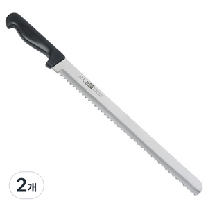 일천도 톱니 빵칼, 혼합색상, 2개