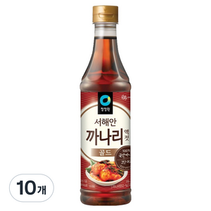 청정원 까나리 액젓 골드, 1kg, 10개