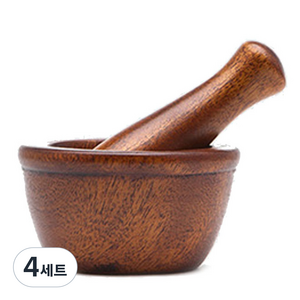 아카시아 옻칠 깨갈이, 4세트