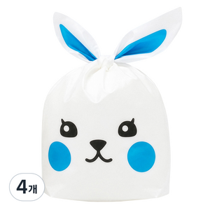 포포팬시 보자기 포장팩3 달콤토끼 100p, 블루, 4개