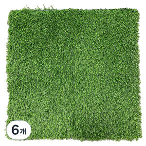 BELLINTURF 부드러운 조경용 DIY 데크 인조잔디 30cm x 30cm x 20mm, 6개
