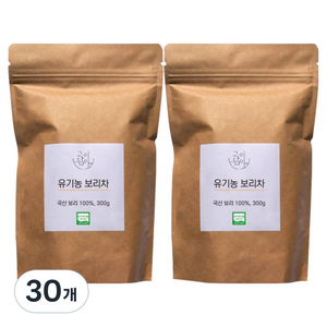 고이담아 국내산 볶은 유기농 보리차, 30개, 1개입, 300g