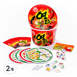 오뚜기 열라면 보드게임, 혼합색상, 2개