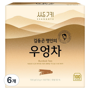 쌍계명차 우엉차, 1g, 100개입, 6개