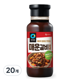 청정원 매운갈비 양념, 500g, 20개