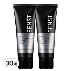 센스트 원스 쉐이빙 앤 폼클렌저 옴므, 30개, 120ml