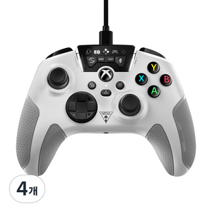 터틀비치 리콘 엑스박스 유선 게임 컨트롤러, 리콘 컨트롤러 XBOX/PC 게임패드(화이트), 4개